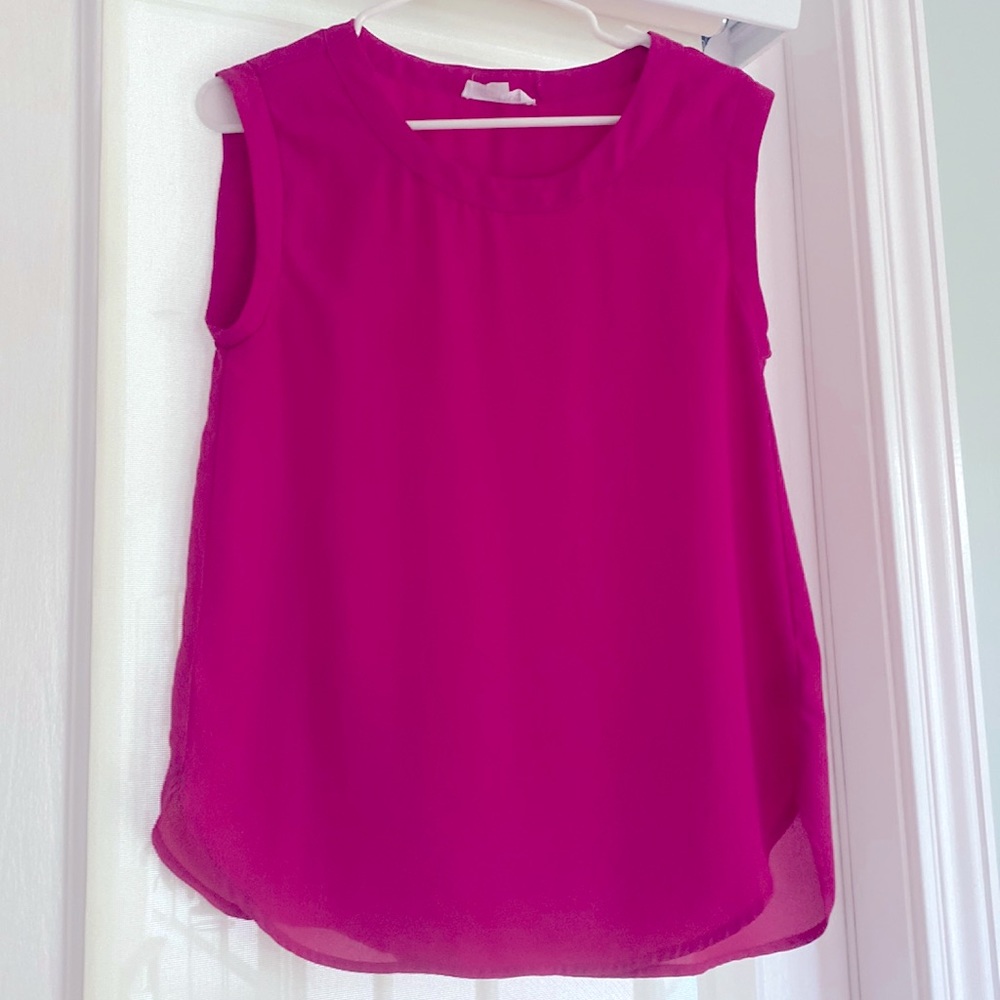 Purple work flowy top